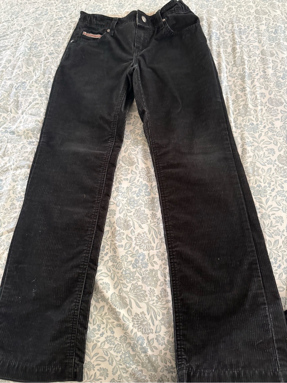 Burberry Black Corduroy boys  pants size 10